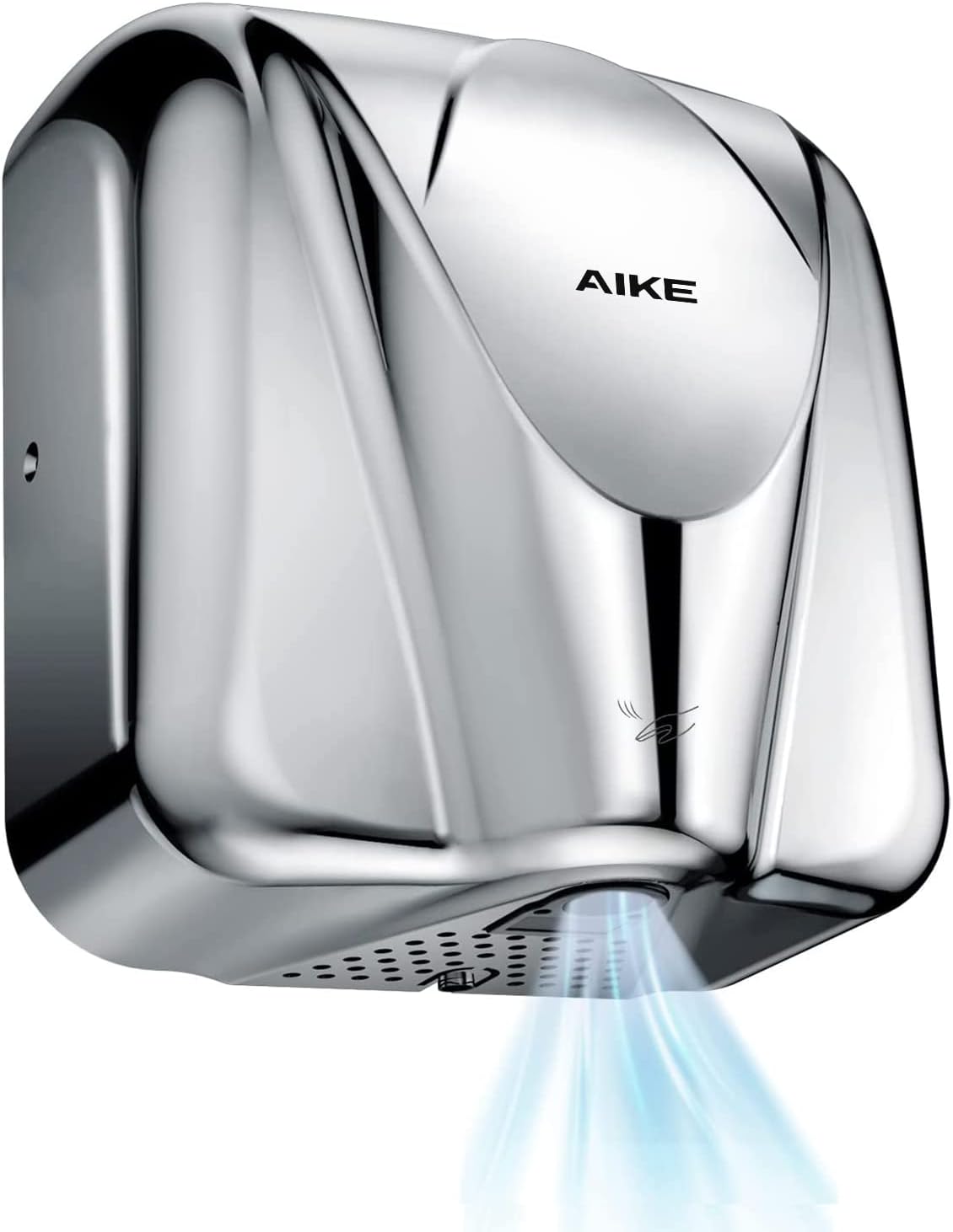 AIKE Elephant Power Commercial Hand Dryer High Speed Auto Warm Wind, Polished St...