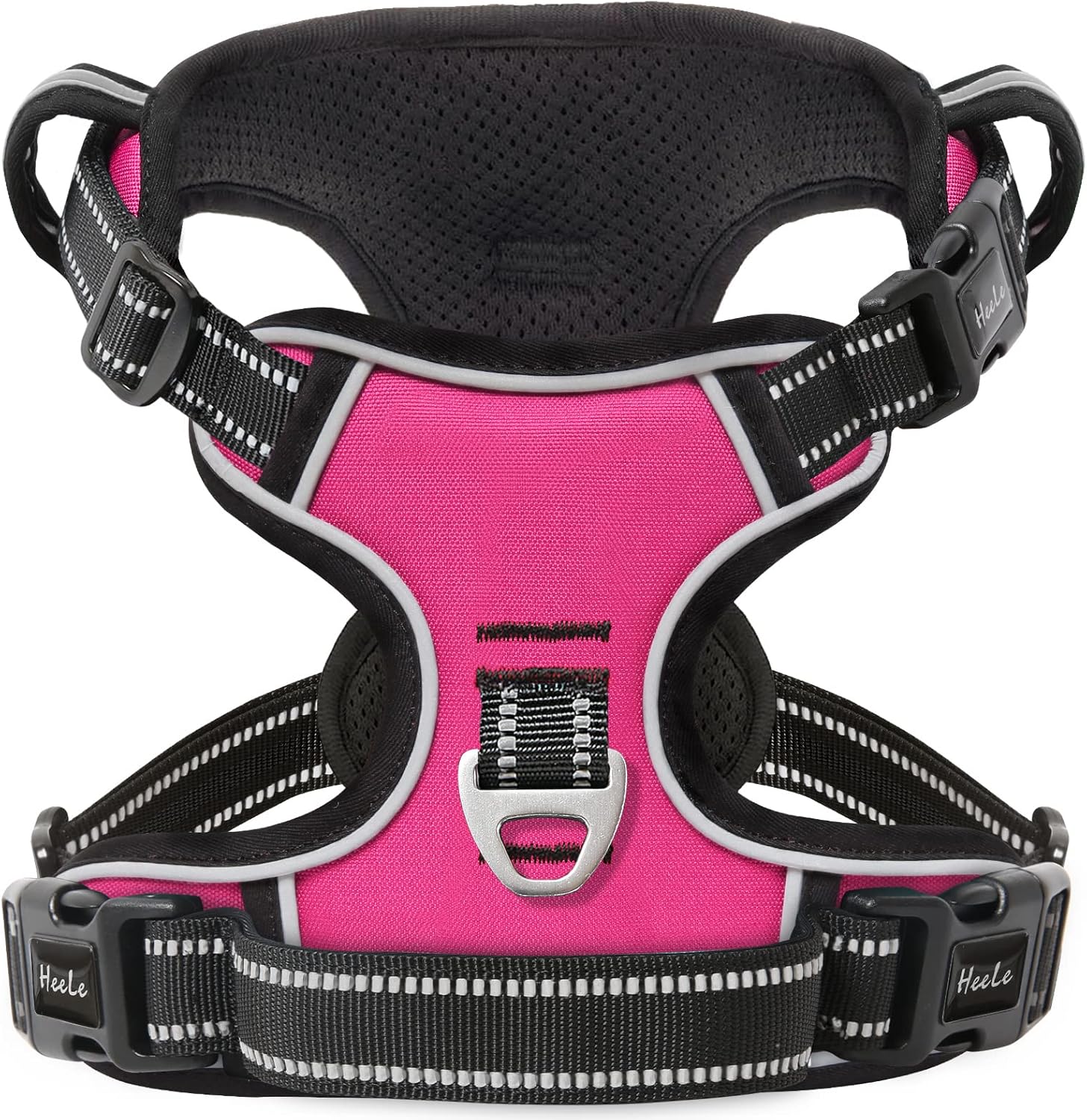HEELE Dog Harness, No Pull Dog Harness, Release on Neck, Reflective Adjustable D...