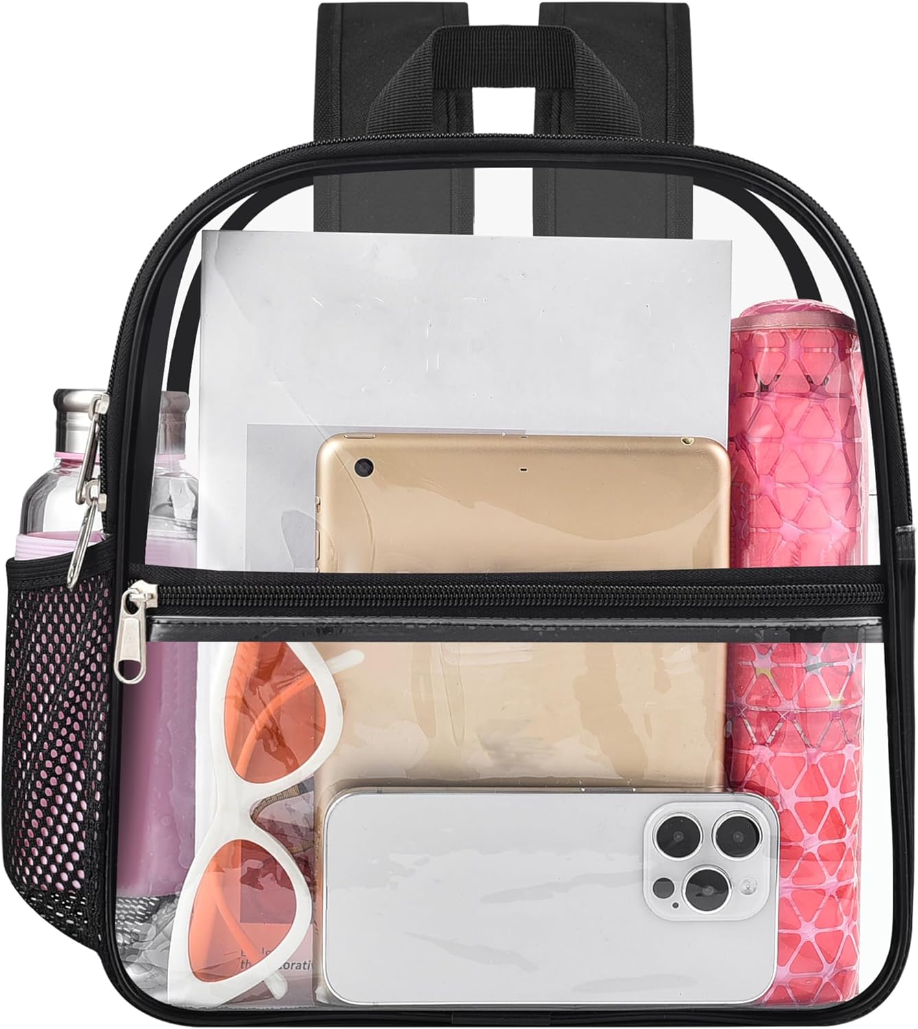 USPECLARE Clear Backpack for Stadium Approved 12×6×12, Water proof Clear Bag for...