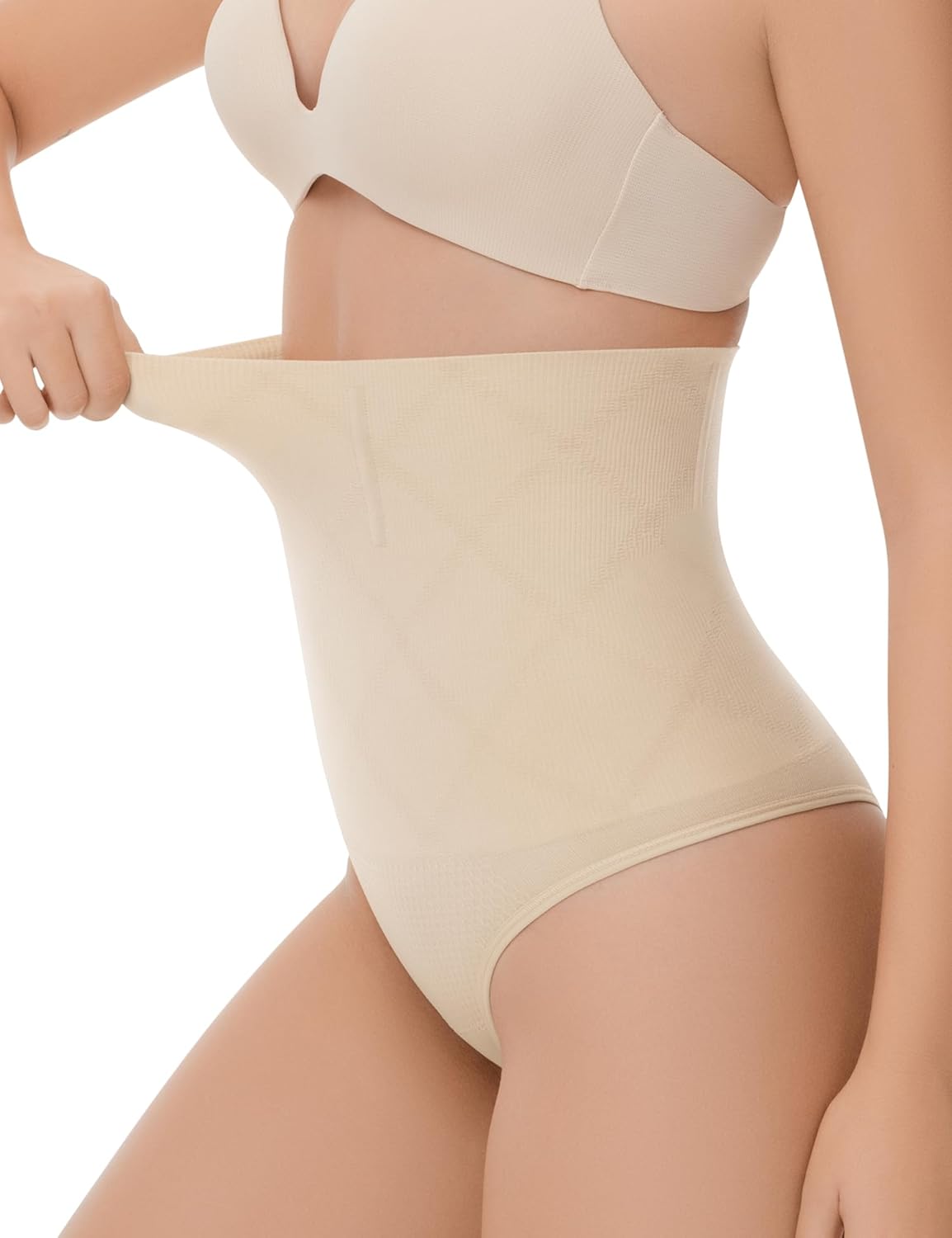 Thong Shapewear for Women Tummy Control, High Waist Women's Shapewear Underwear...