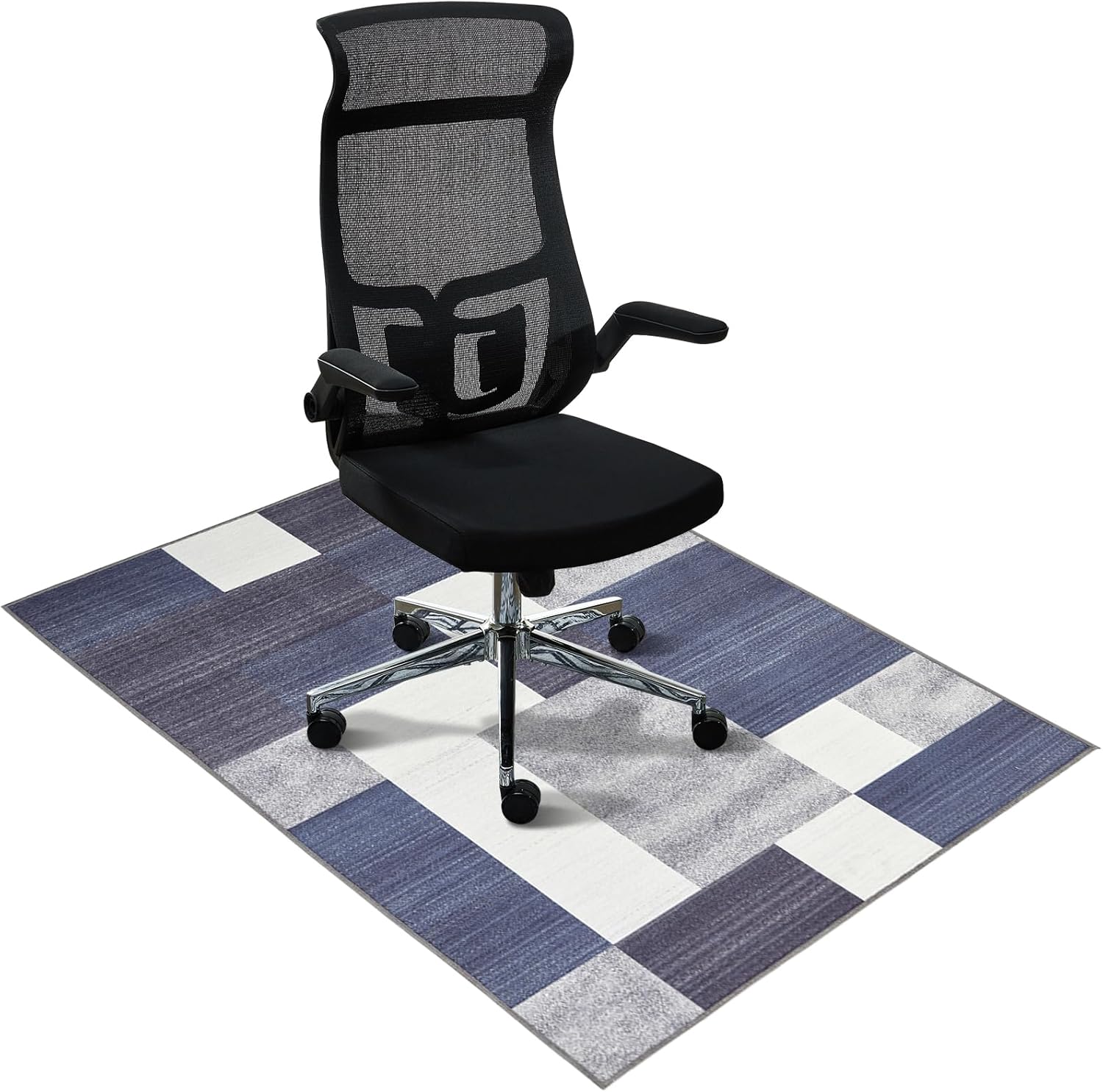 Office Chair Mat, Unique 36”X48” Desk Floor Mat with Sturdy Lock Edge, Innovativ...