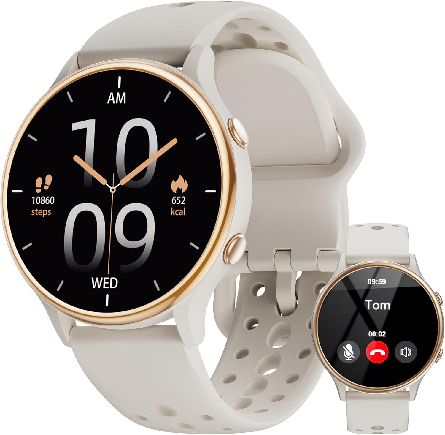 Smart Watches for Women, Fitness Tracker with Heart Rate & SpO2 Monitor, IP67 Wa...
