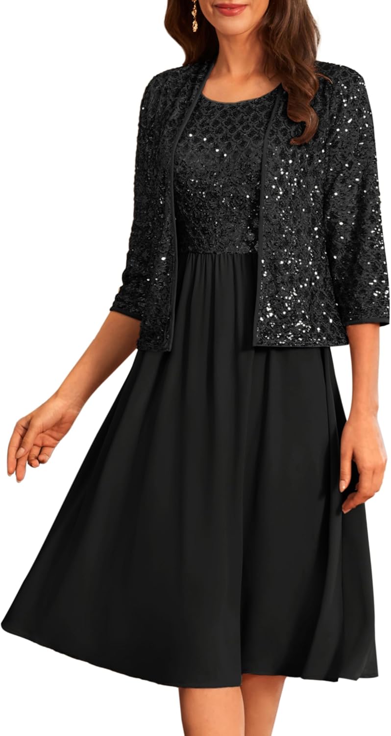 GRACE KARIN 2025 Mother of The Bride Dresses Wedding Guest Party Dress Two Piece...