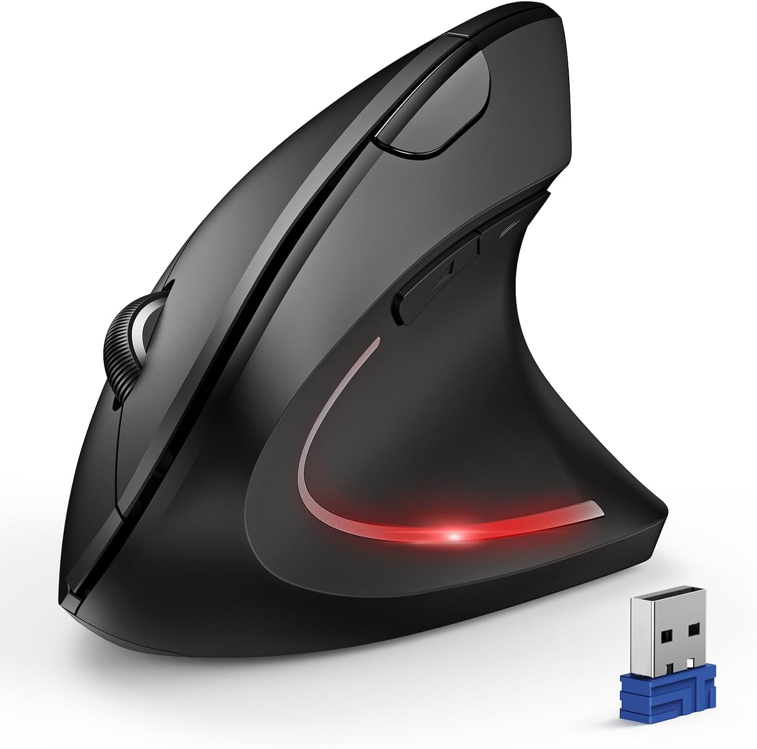 TECKNET Ergonomic Mouse, Wireless Bluetooth Vertical Mouse, 4800 DPI Silent Mous...