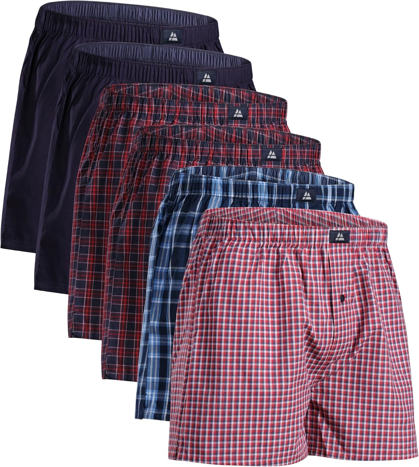 DANISH ENDURANCE Woven Boxers, Premium Boxer Shorts for Men, Comfortable Cotton...