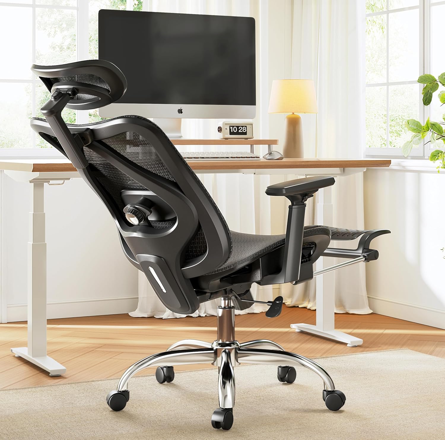 Ergonomic Office Chair, Comfort Mesh with Adjustable Lumbar Support, SGS Class 4...