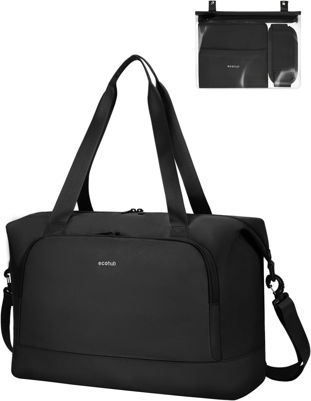 ECOHUB for Easyjet Cabin Bag 45x36x20, Underseat Foldable Travel Duffel Bag, Han...