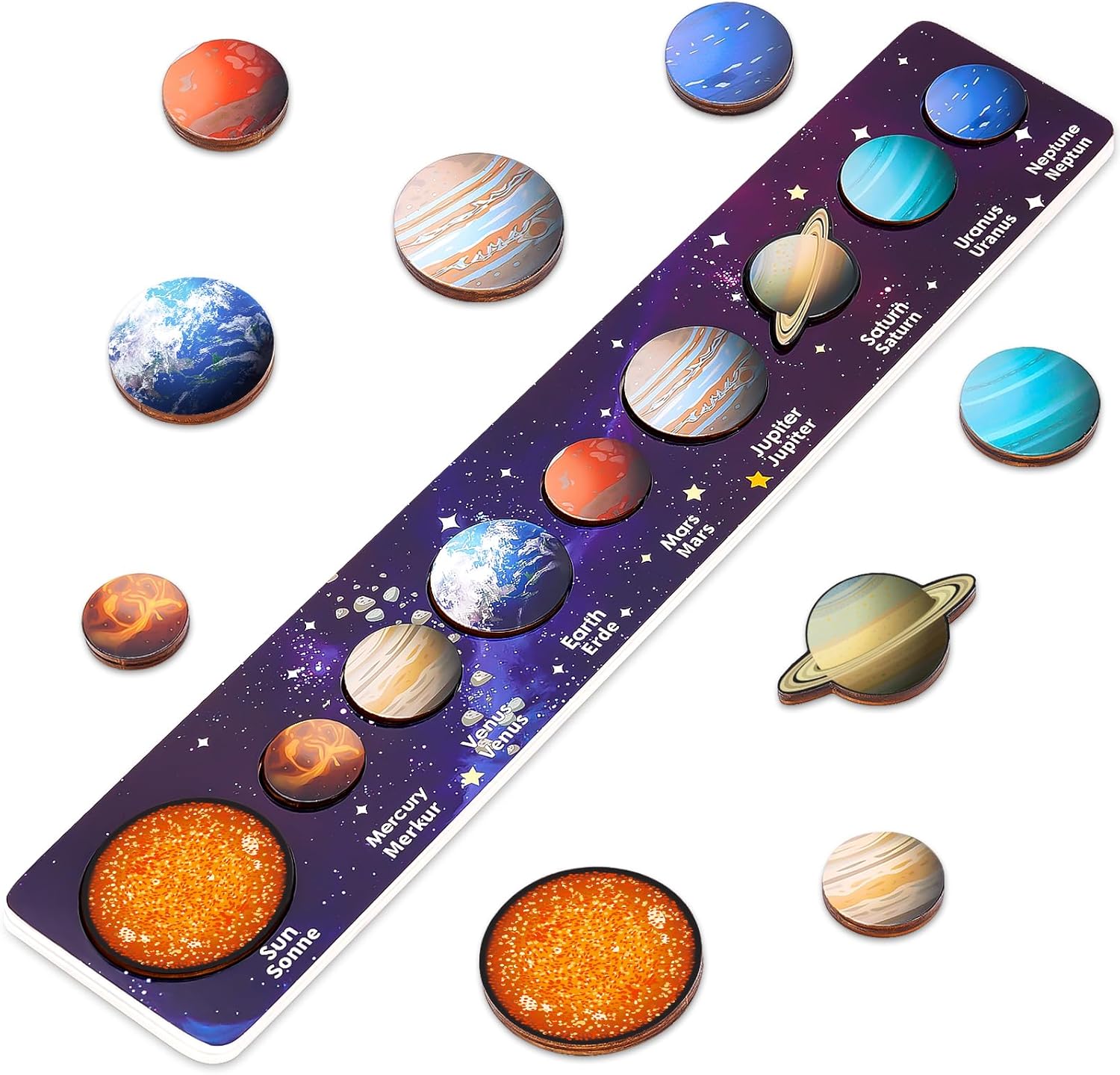 Montessori Toys for 3 4 5 6 Year Old Boys Girls, Wooden Puzzles for 3+ Year Olds...