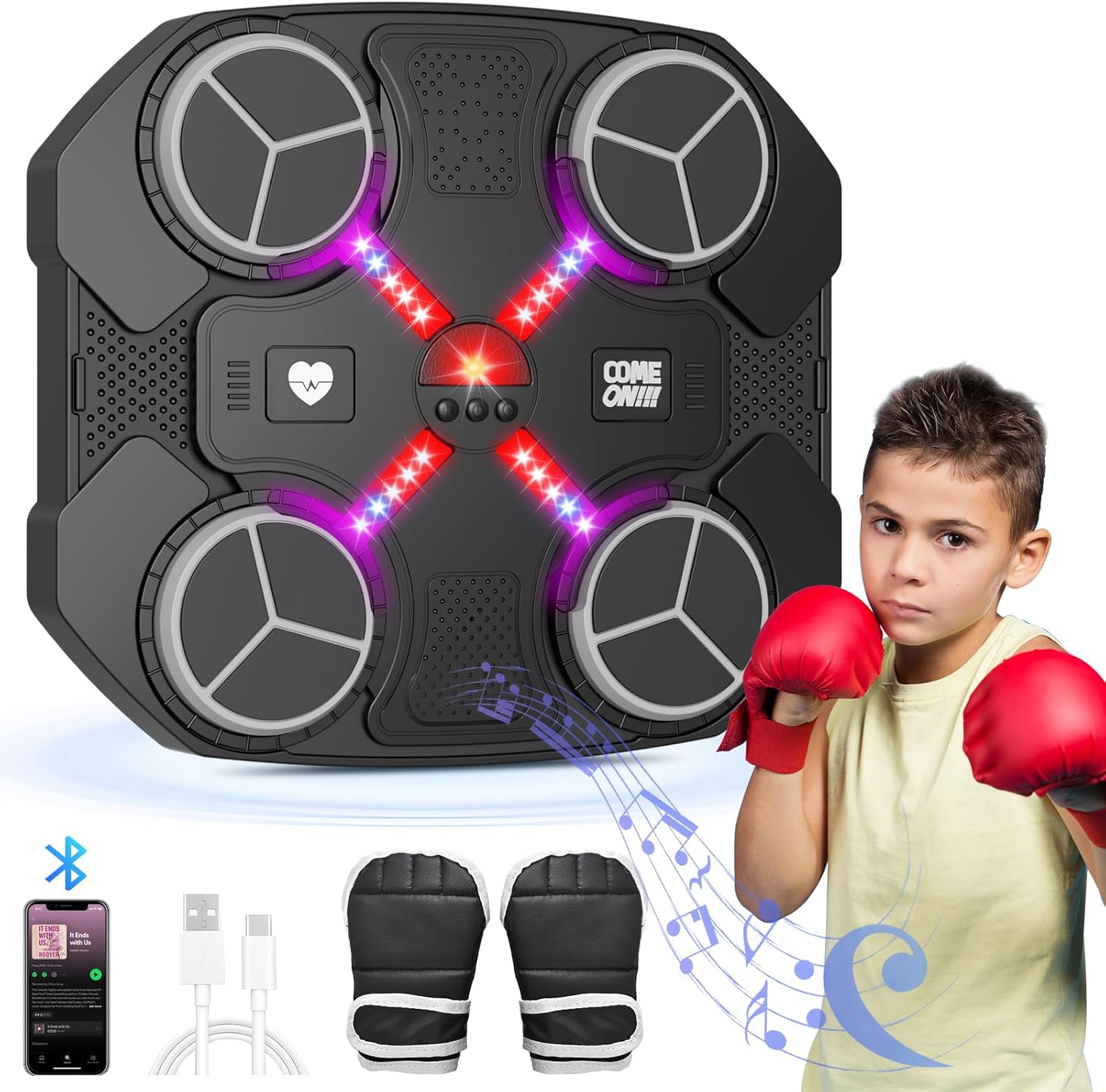 Smart Bluetooth Music Boxing Machine, Special Wall Mounted Punching Machine, Inn...