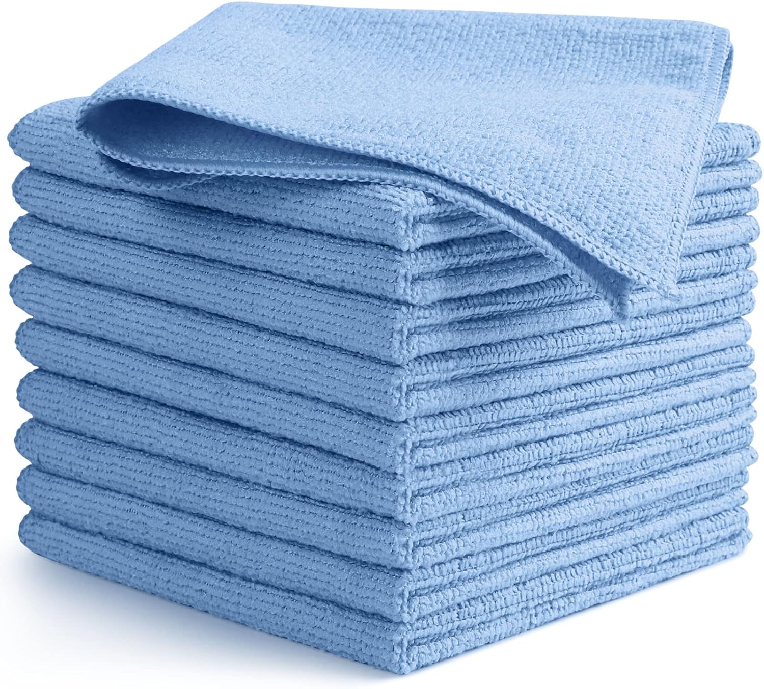 AIDEA Microfibre Cloth 10 Pack,Lint Free Reusable Cleaning Cloths,Highly Absorbe...