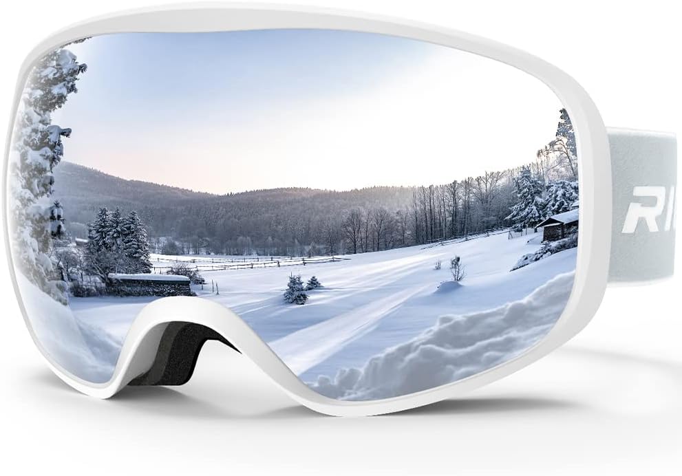 RIOROO Ski Goggles, Skiing Goggles For Snowboard Jet Snow 100% UV Protection, An...