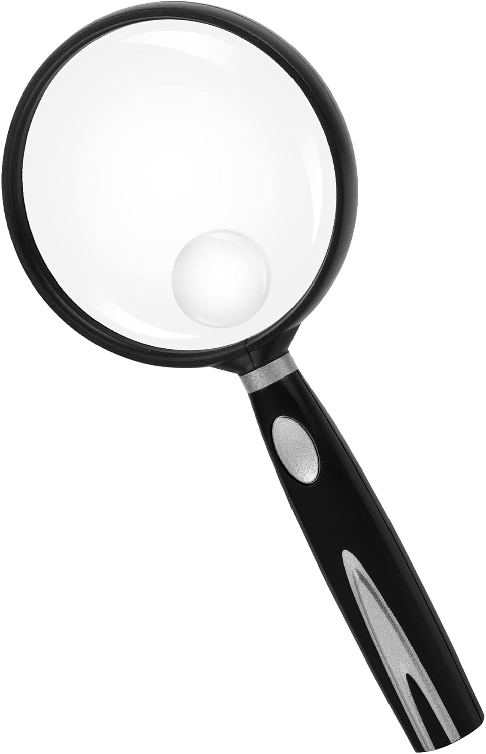 Feosky Handheld Reading Magnifier, 10X 30X Magnifier, 75mm Shatterproof Lens, No...