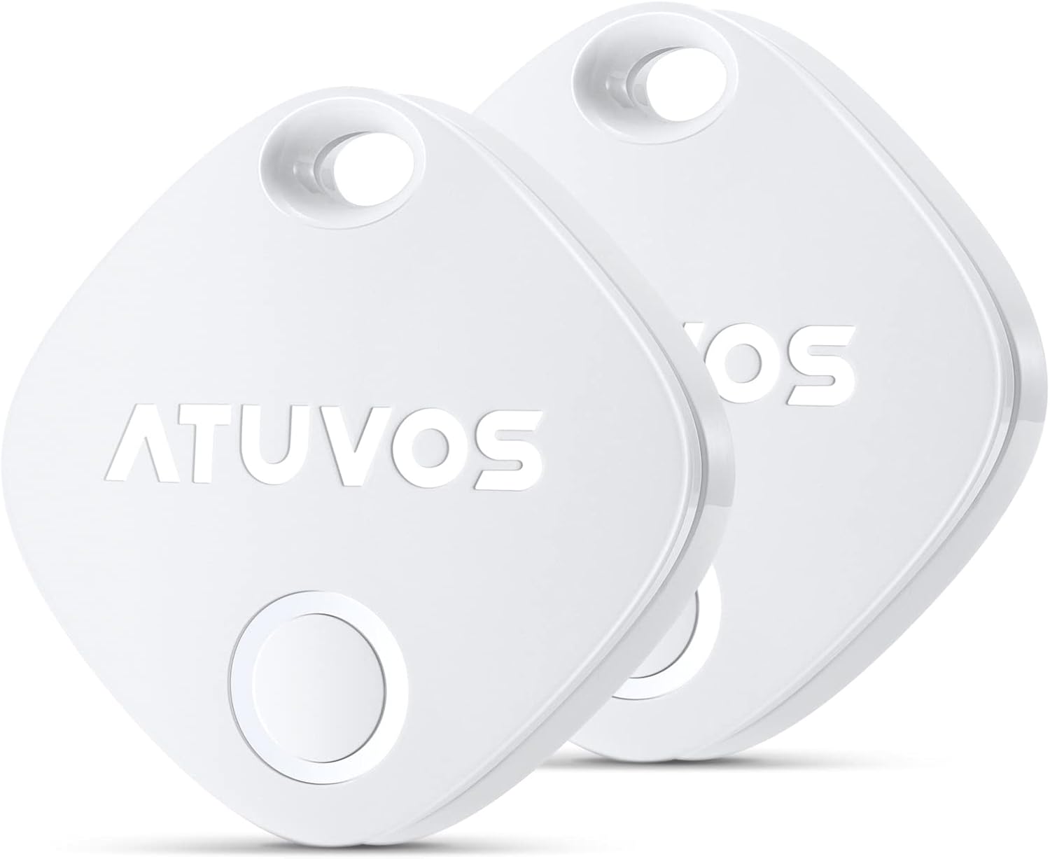 ATUVOS Smart Bluetooth Item Finder 2 Pack, Compatible with Apple Find My (iOS On...
