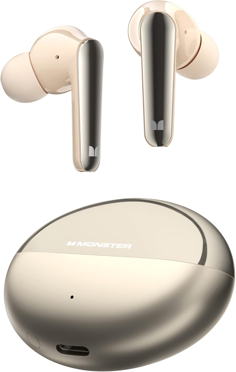 Monster N-Lite 203 AirLinks Wireless Earbuds, Bluetooth 5.3 Hi-Fi Stereo Sound,...