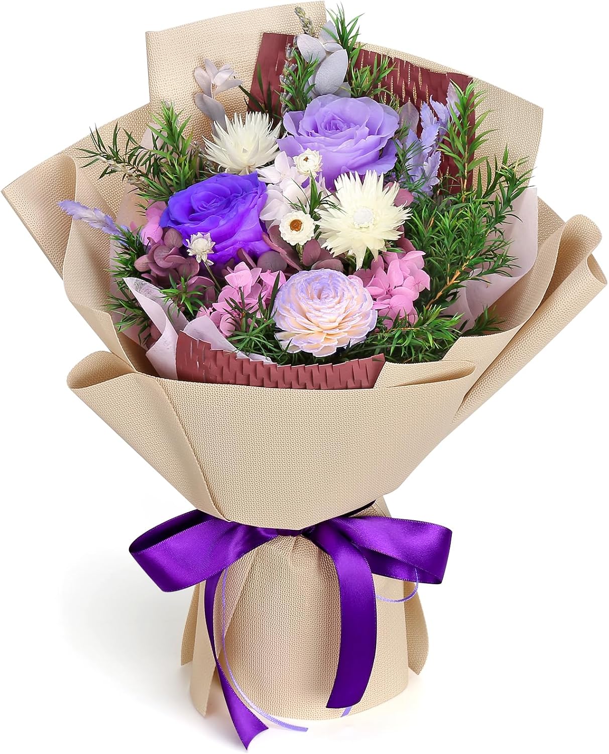 Bloom's Diary Preserved Flowers Bouquet, Flowers for Delivery Prime, Birthday Gi...