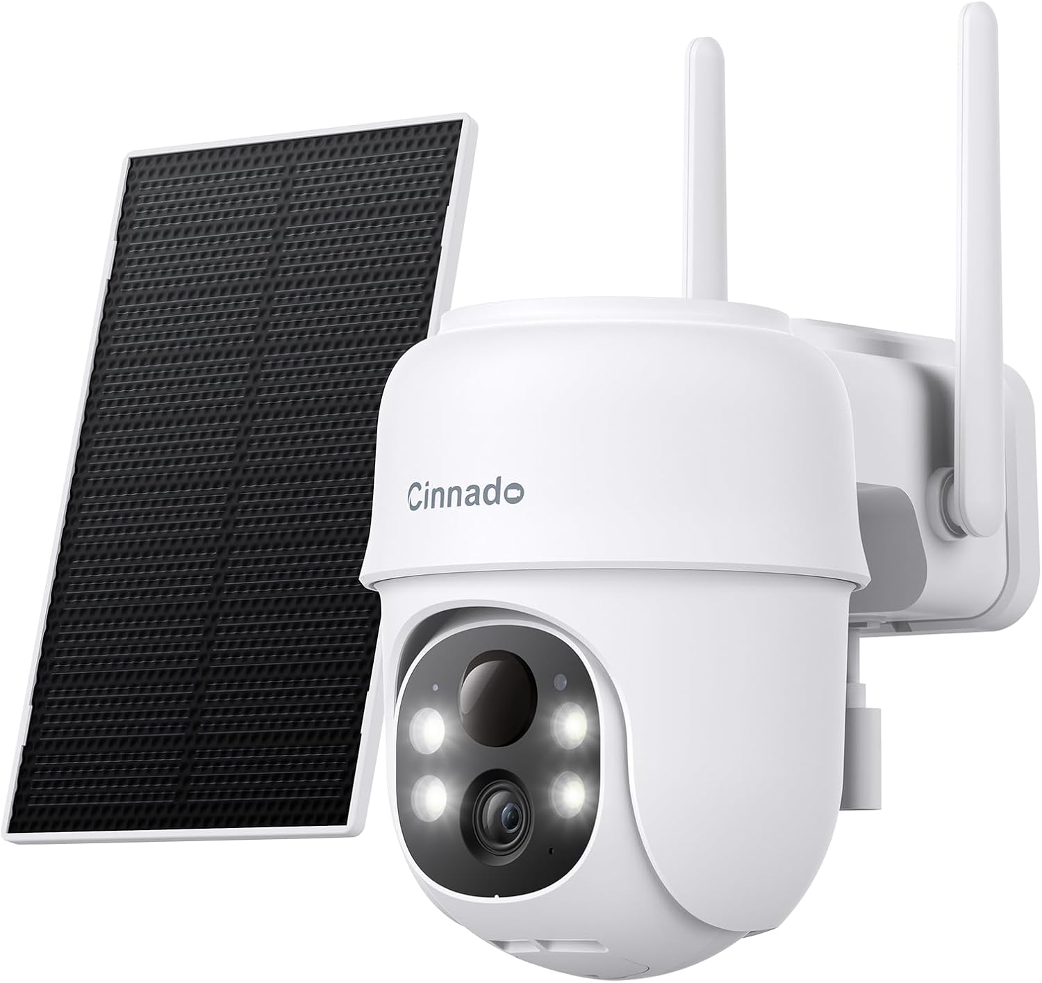Cinnado Solar Security Camera Outdoor Wireless 2K CCTV Camera Systems House Secu...