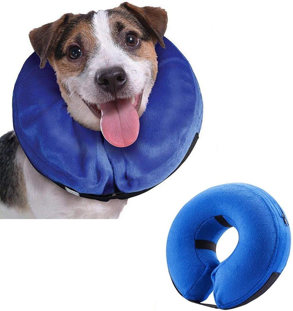 Emwel Pet Inflatable Collar for Large Dogs, Comfy Pet Collar Cone for Recovery,...