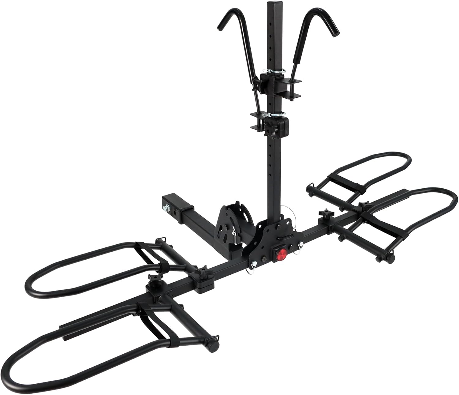2 Bike Rack for Tow Hitch, Anti Wobble Tilting Folding Bike Carrier for MTB Road...