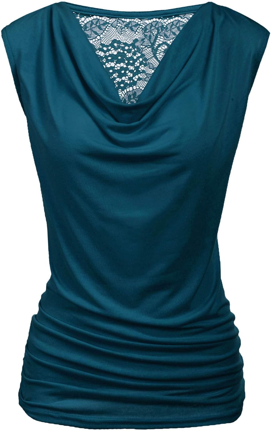 Zeagoo Tank Top for Women Trendy Going Out Tops Sleeveless Shirts Ruched Busines...
