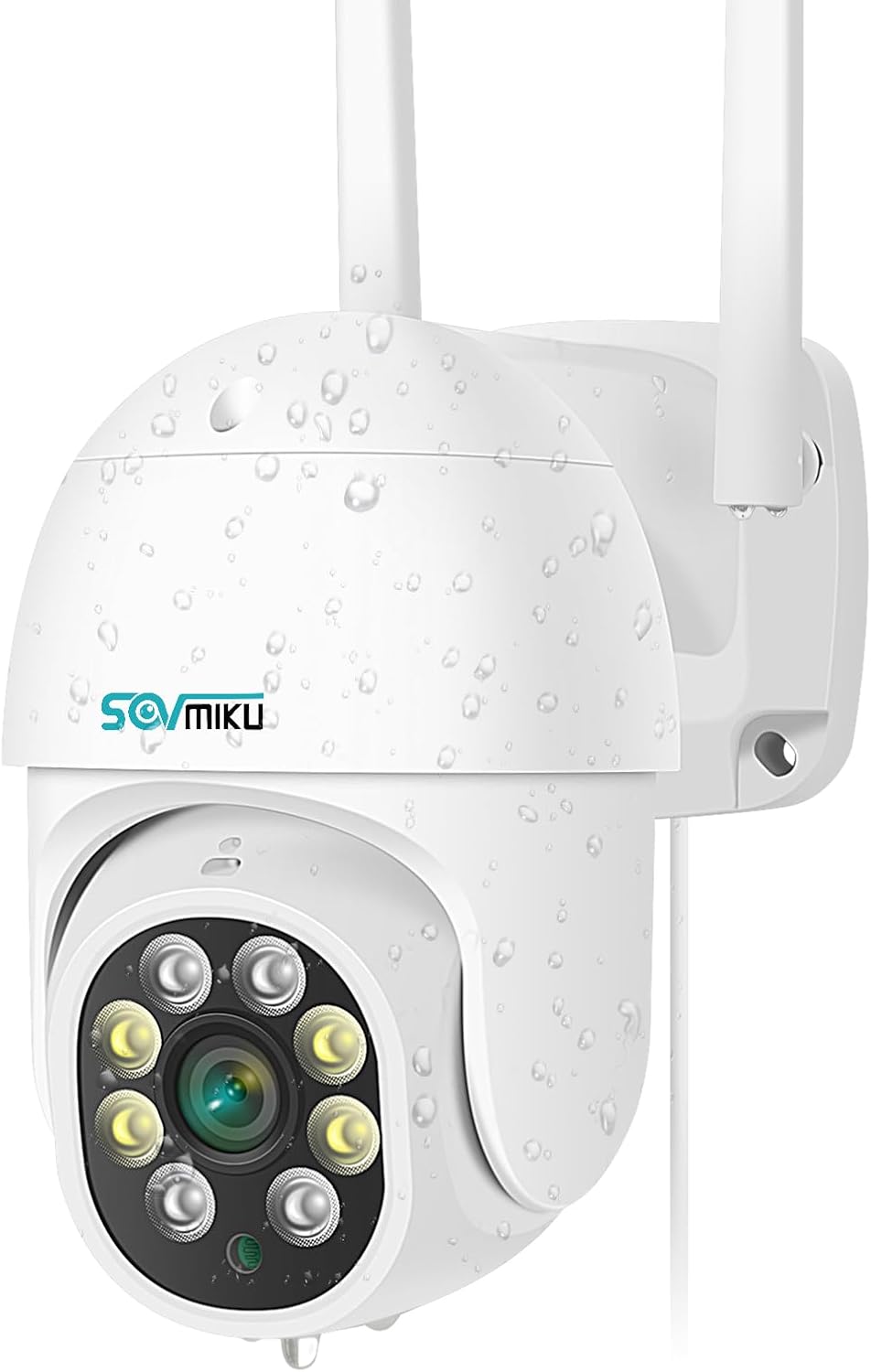 SOVMIKU WiFi Camera for Home Security, Pan Tilt, 【Plug in Camera】 2.4G WiFi, A...