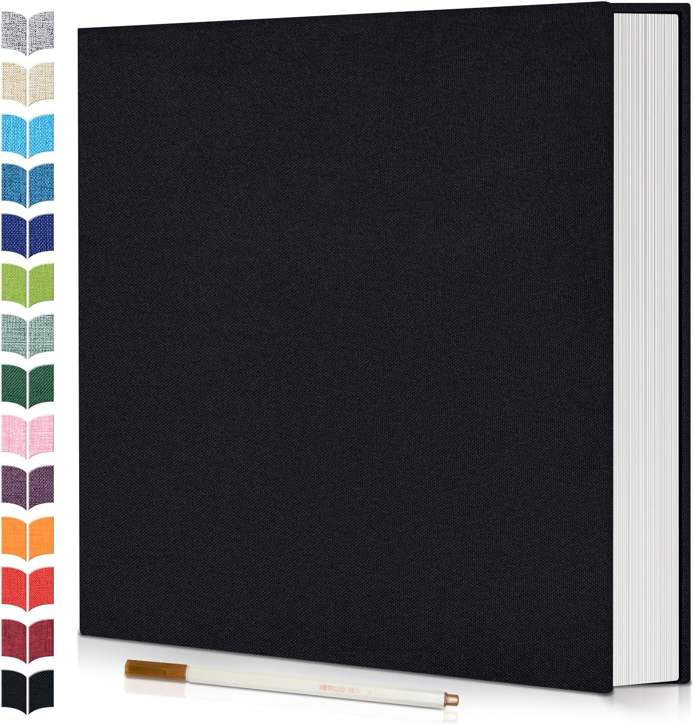 Photo Album Self Adhesive Scrapbook,Large Photo Book for 4x6,5x7,8x10 Pictures,D...