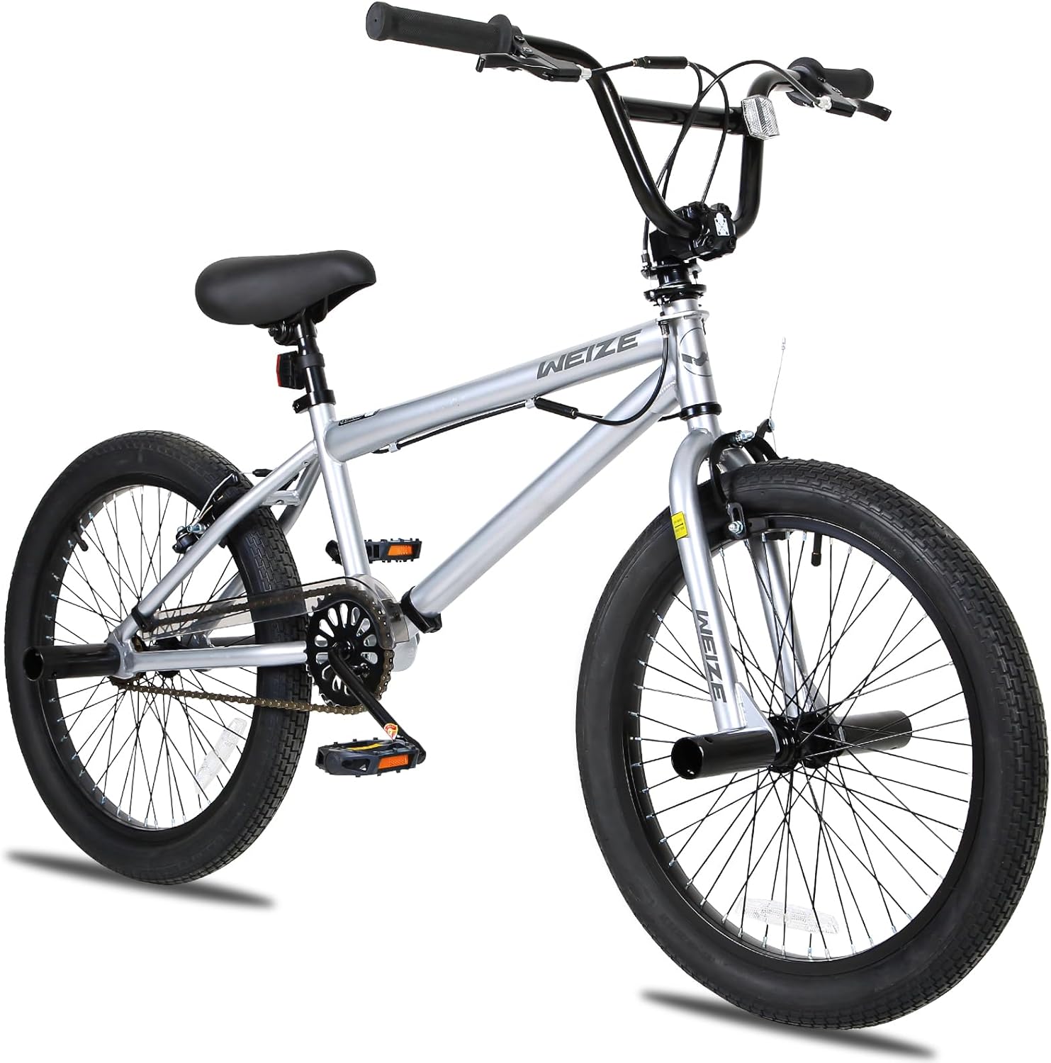WEIZE Freestyle BMX Bike, 20 inch Trick Bicycle for Kids and Adults Men Women, H...