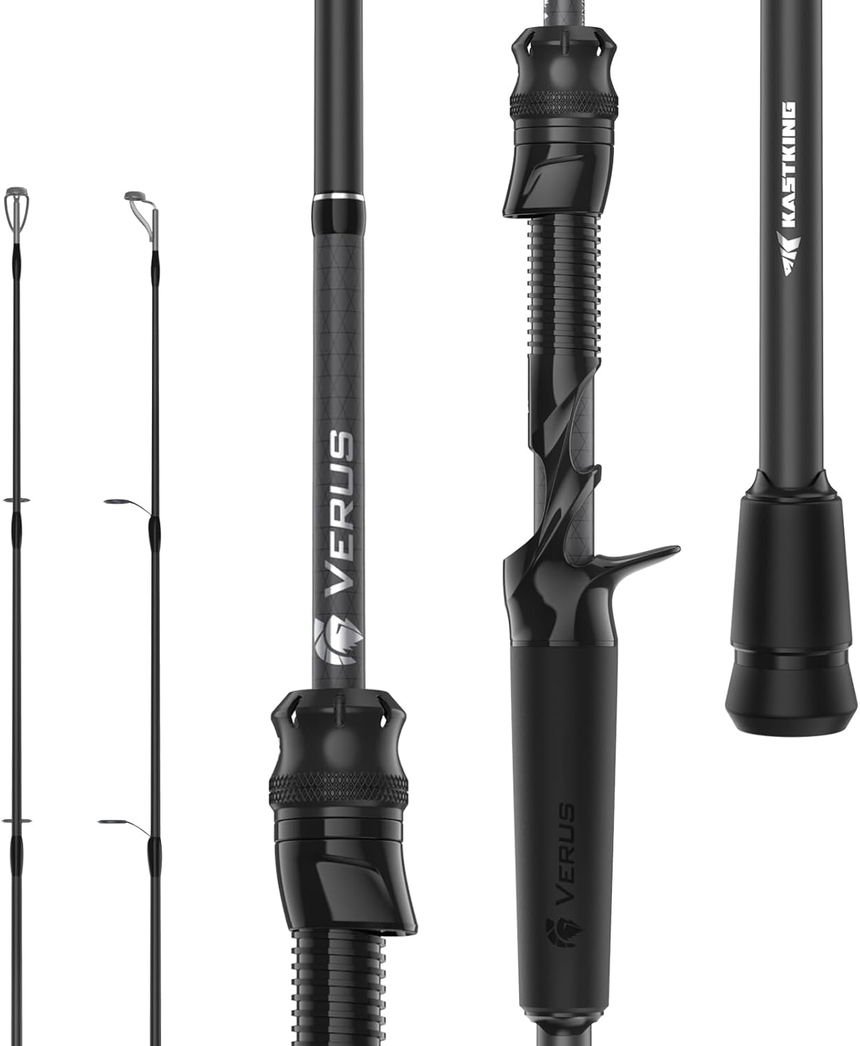 KastKing Verus Performance Spinning & Casting Fishing Rod with Extra Tip, Lightw...
