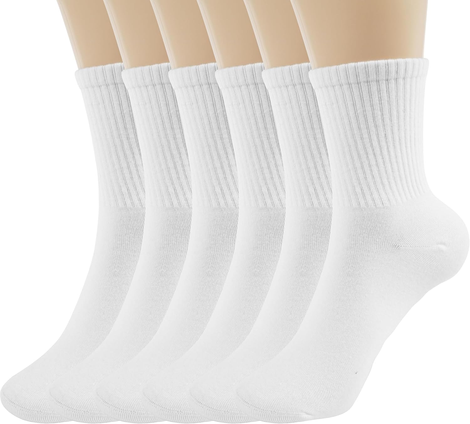 BomKinta Women Casual Calf Socks - Cute Cotton Crew Socks - Thin Soft Above Ankl...