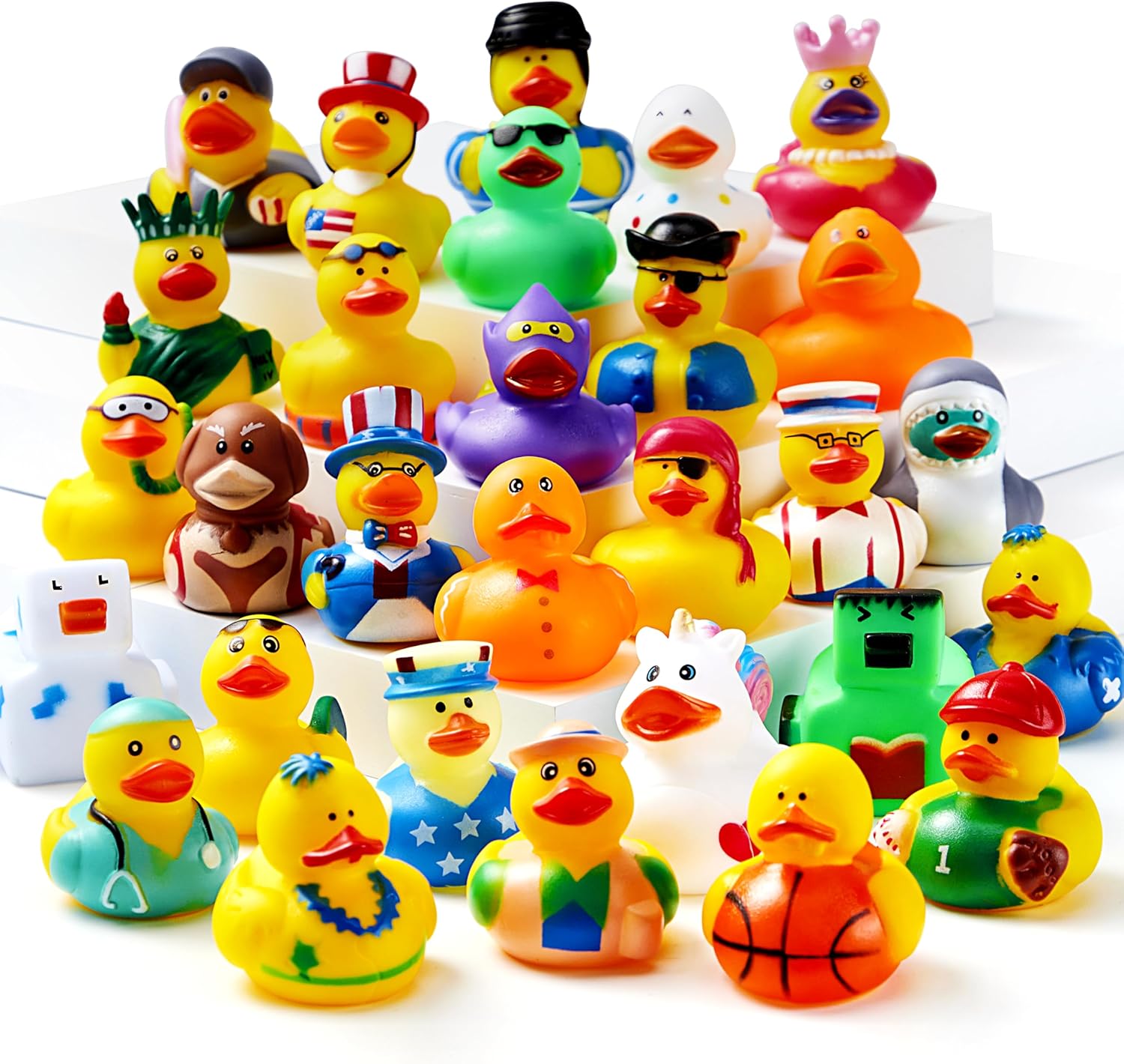 JOYIN 30 Pcs Rubber Ducks, Random Assortment Ducks...