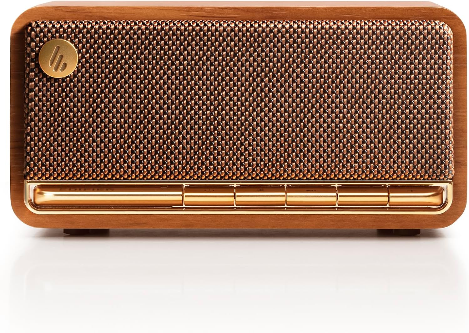 Edifier Retro Wood Bluetooth Speaker,Wireless Portable Speakers with 20W Stereo...