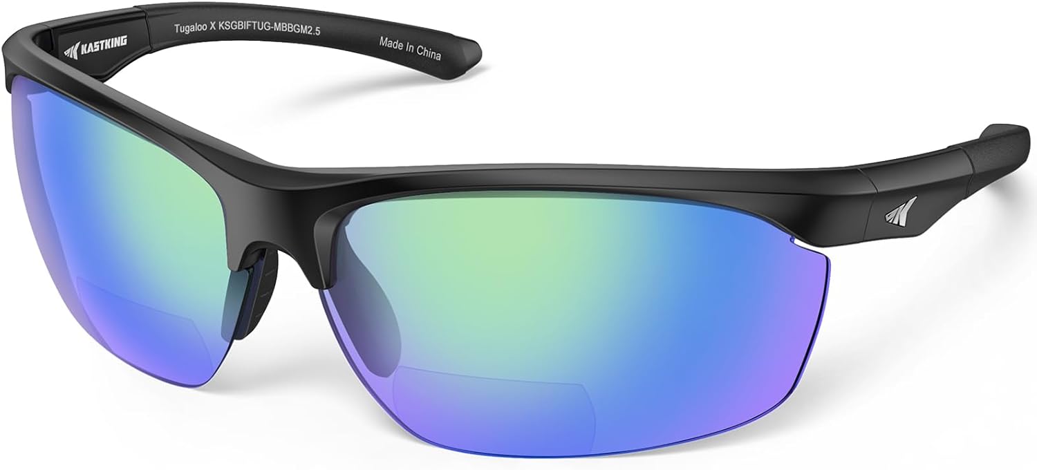 KastKing Tugaloo Bifocal Polarized Fishing Sunglasses, Bi-focal x1.5 x2.0 x2.5 M...