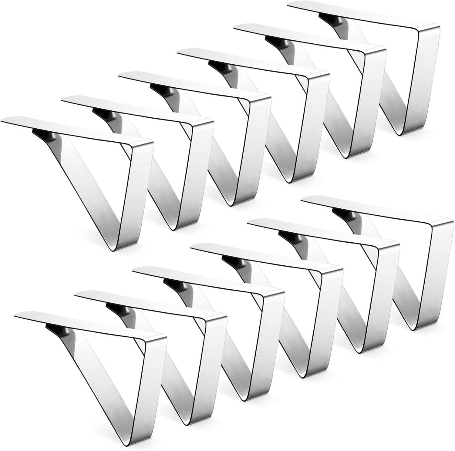 12 Pack Tablecloth Clips - Heavy Duty Picnic Table...