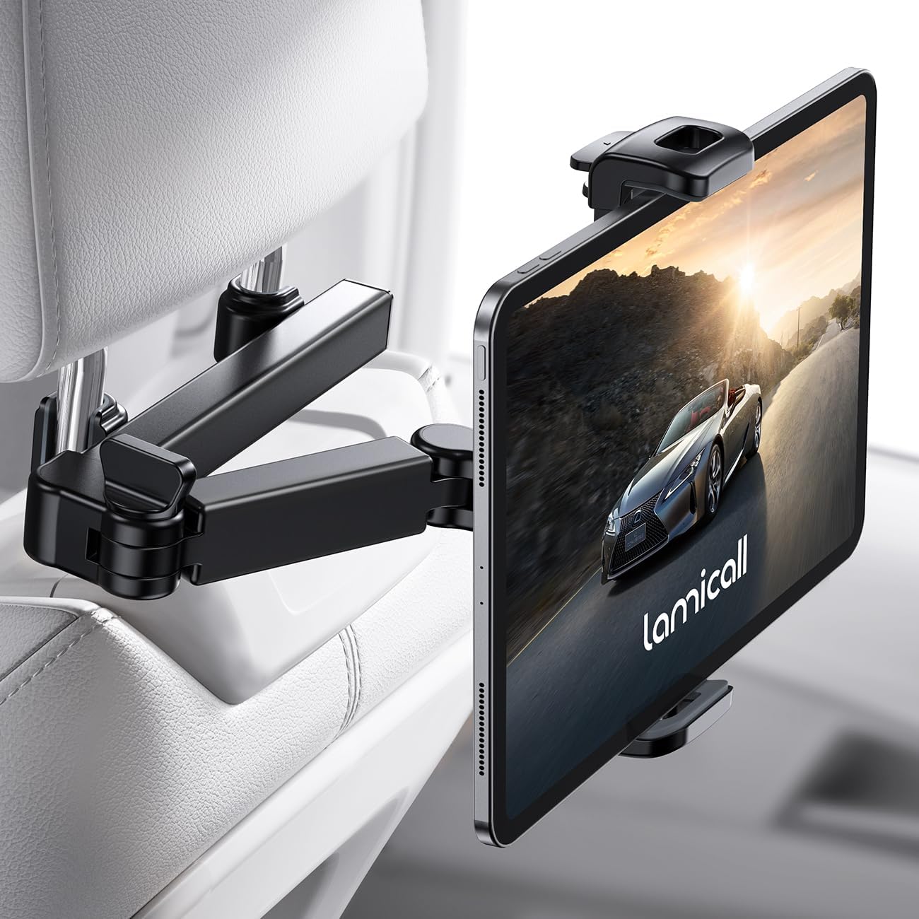 Lamicall Car Headrest Tablet Mount - [Aluminium Ar...