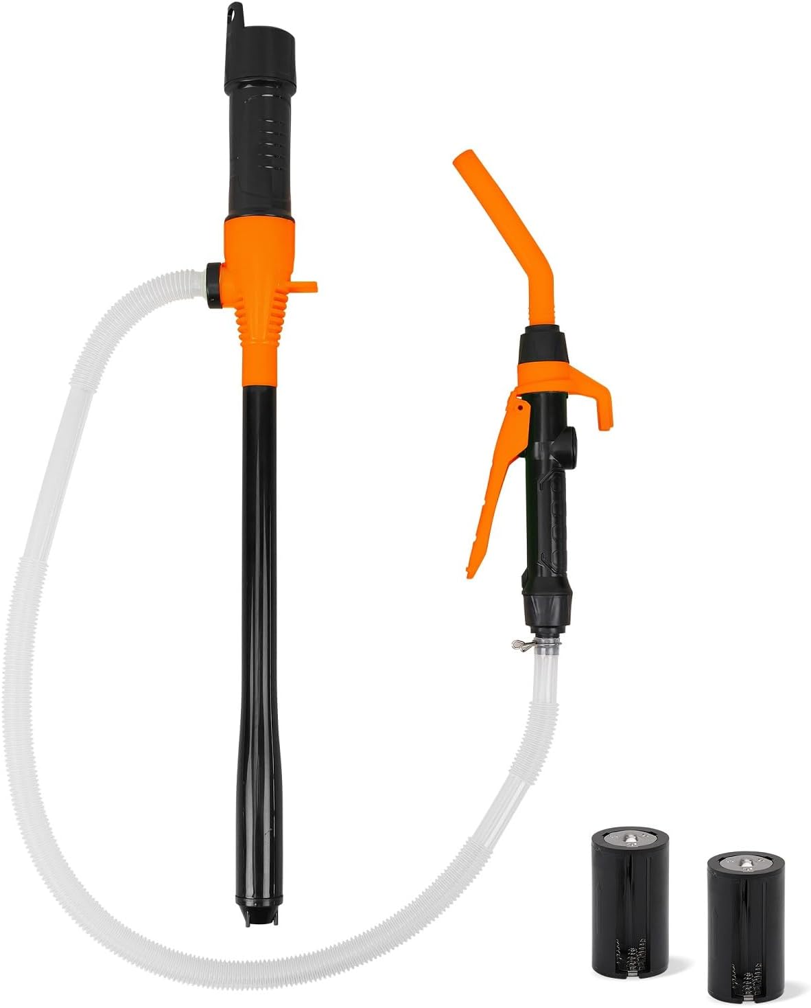 HORUSDY Portable Power Battery Fuel Pump, Battery Transfer Pumps Up To 2.5 Gallo...