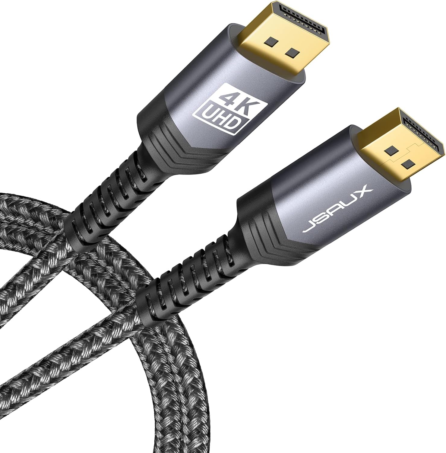DisplayPort Cable 3M, JSAUX DP Cable (4K@60Hz,2K@165Hz,2K@144Hz) , Display Port...