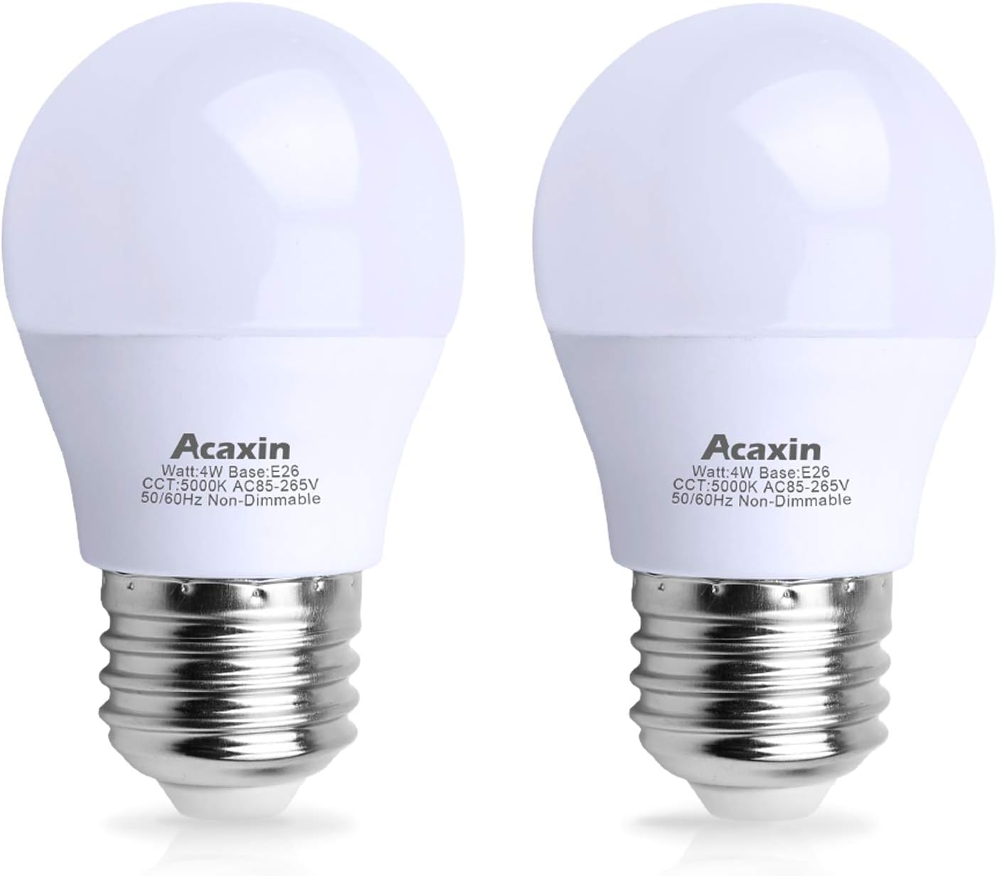 Acaxin LED Refrigerator Light Bulb 4W 40Watt Equivalent, Waterproof Replacement...
