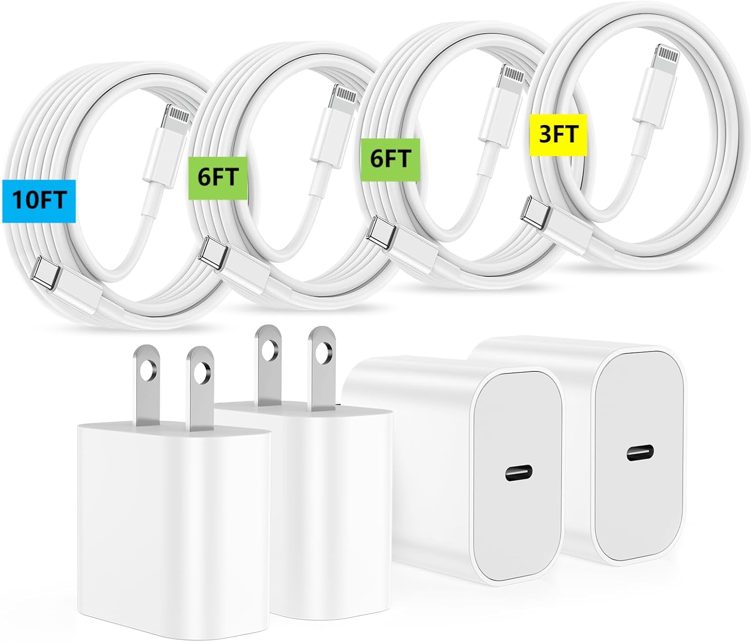 (3/6/6/10ft)iPhone Charger Fast Charging, for iPho...
