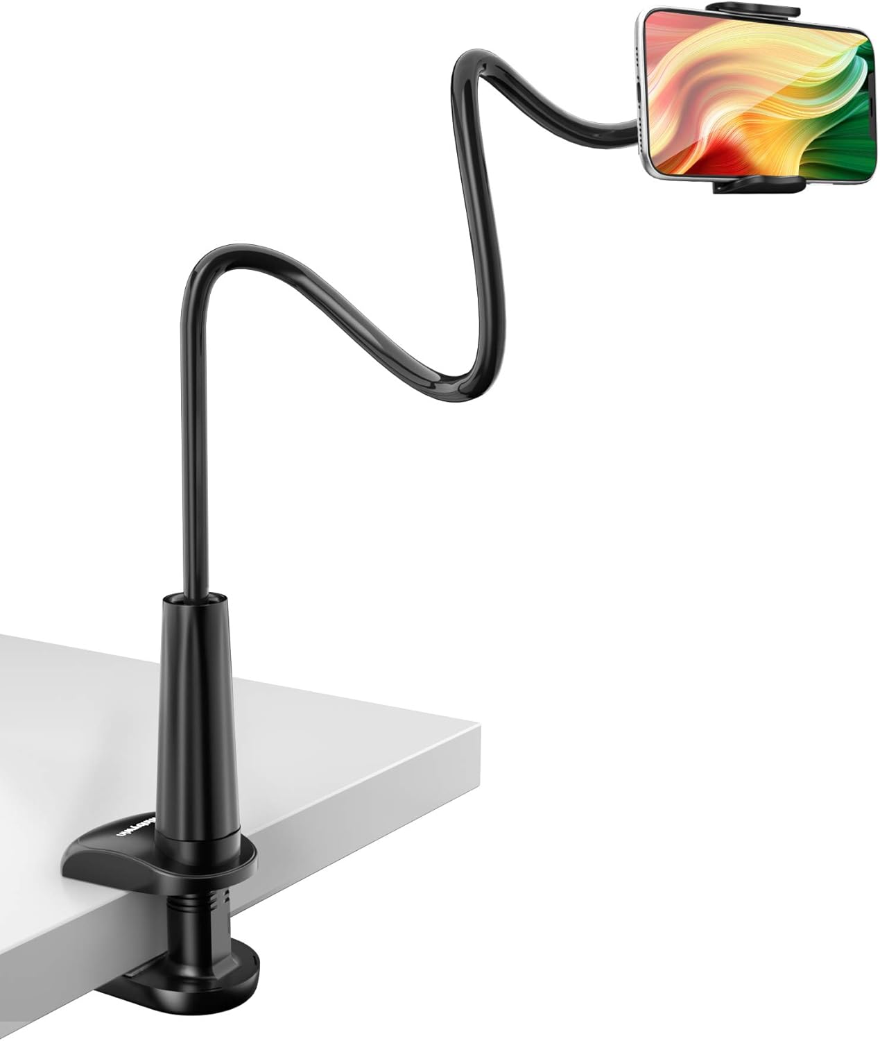 TRYONE Gooseneck Phone Holder Stand for Bed Flexible Arm Adjustable Cell Phones...