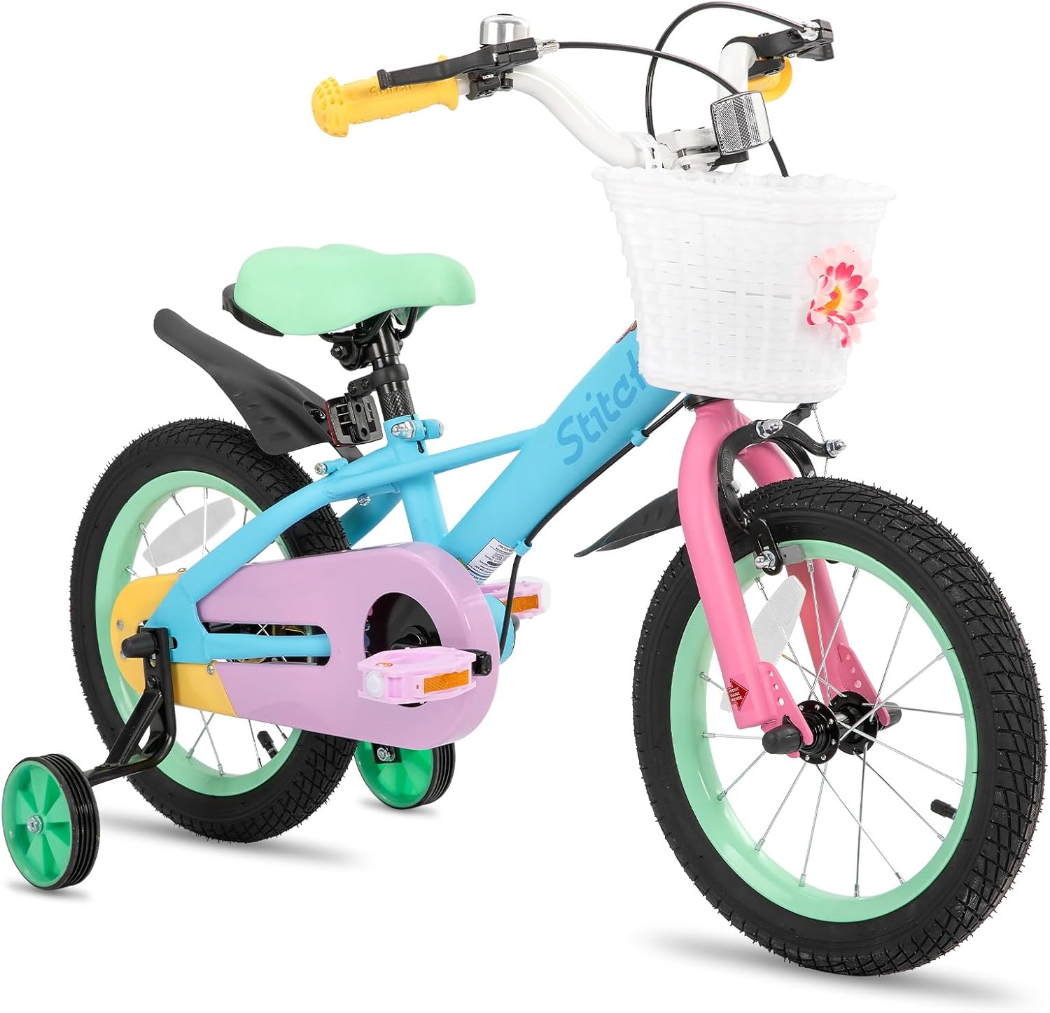 JOYSTAR 12 14 16 Inch Kids Bike for 2-7 Years Girls 33-53 Inch Tall, Toddler Gir...