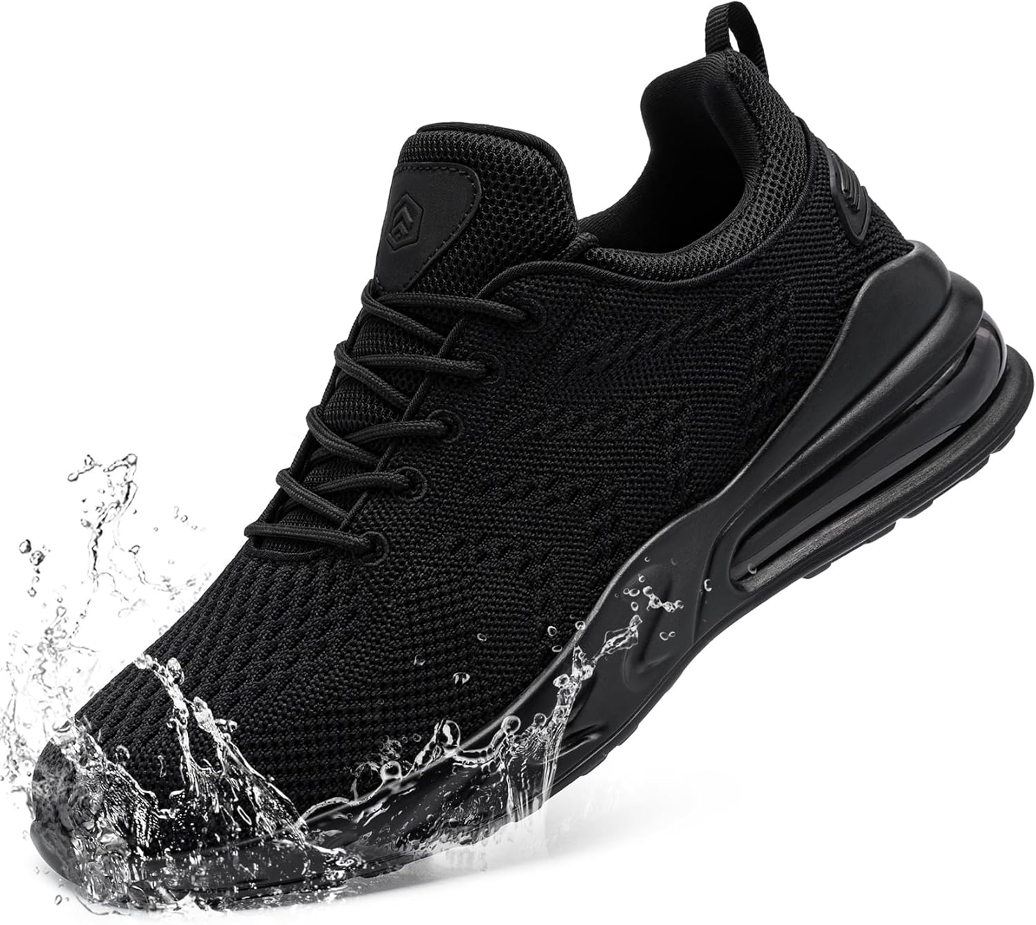 LARNMERN Mens Non Slip Work Shoes Slip On Water Resistant Walking Sneakers Zapat...