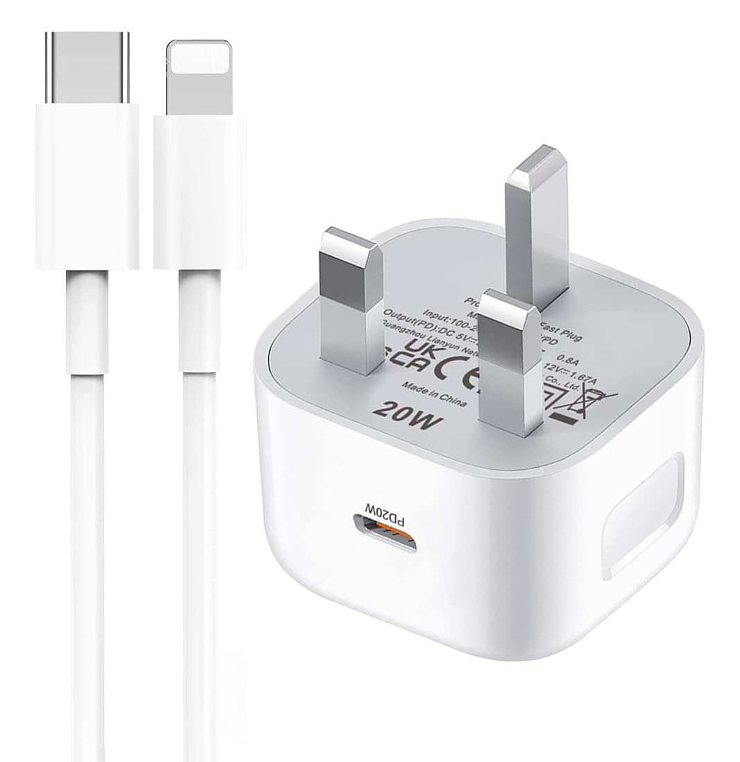 iPhone Fast Charger Plug and Cable New Apple iPhone USB C to Lightning Wire and...