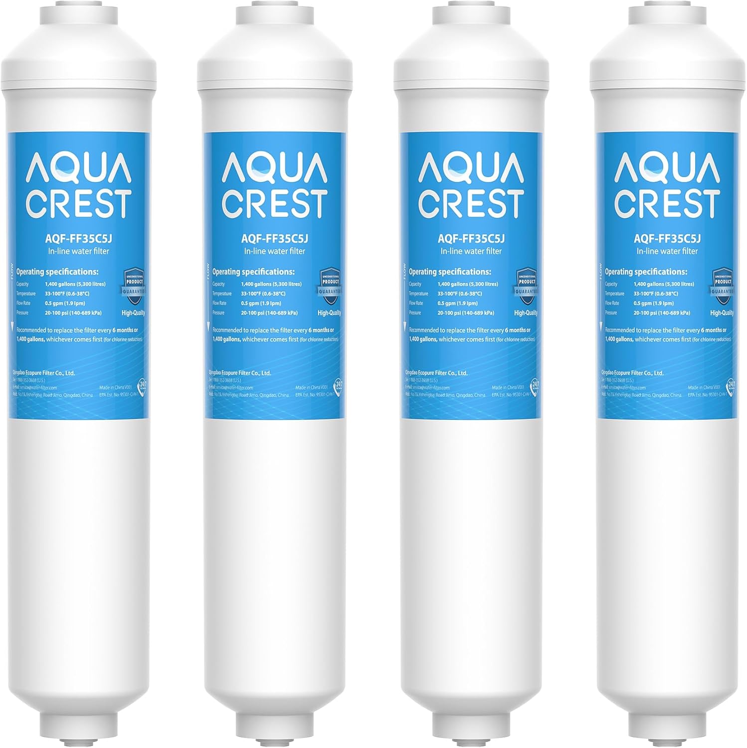 AQUA CREST Water Filter Replacement for Samsung® DA29-10105J Fridge Water Filter...