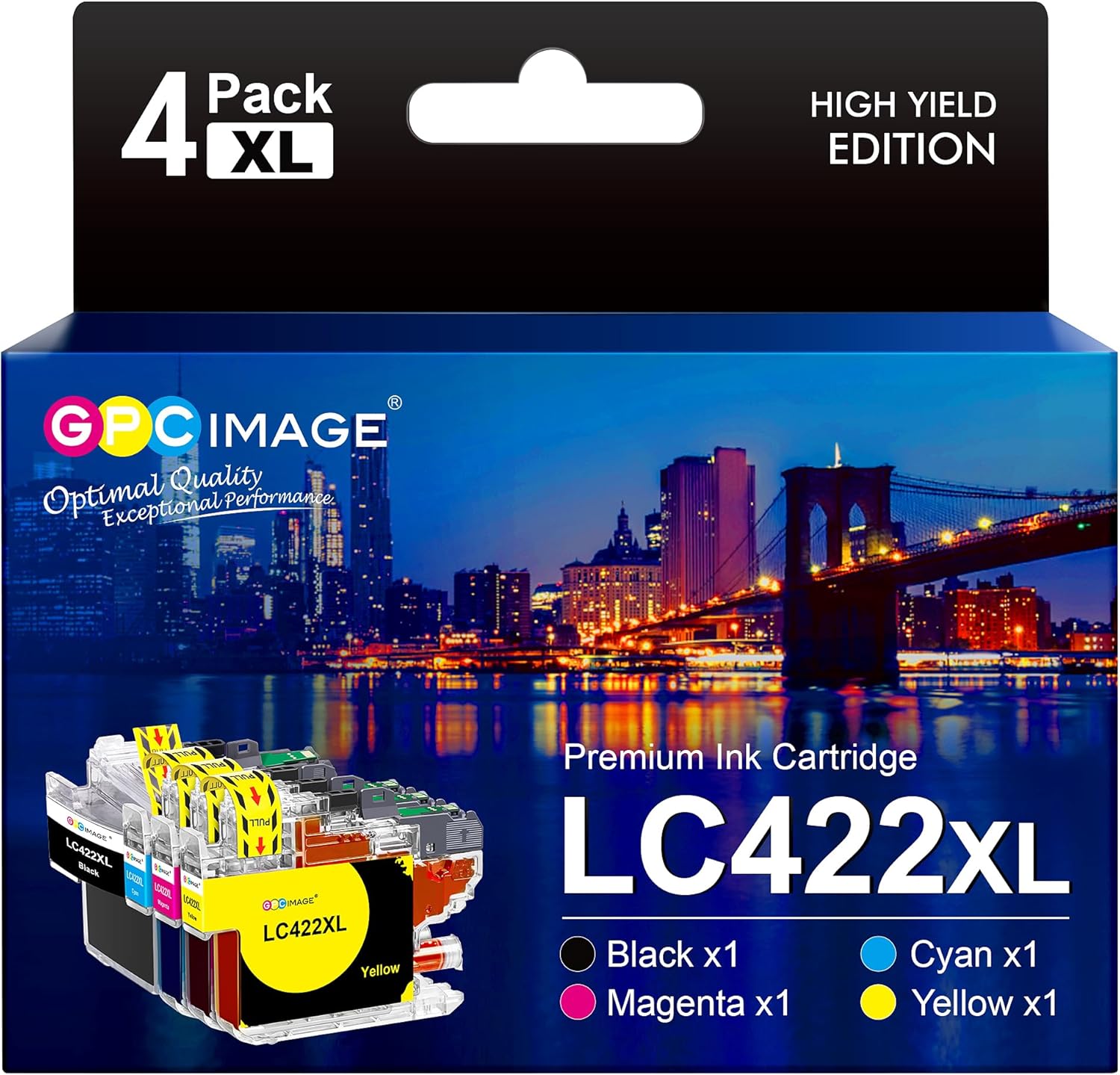 GPC Image LC422XL Ink Cartridges, Special Value Pack Cartridges Replacement for...