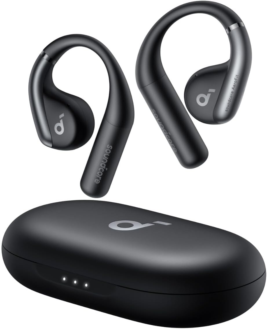 Soundcore by Anker, AeroFit Open-Ear Headphones, Ultra Comfort, Snug Fit, Ergono...