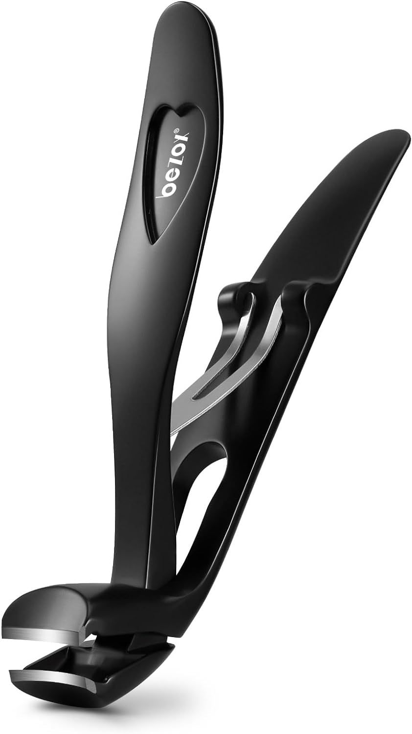 BEZOX Angled Head Nail Clippers for Seniors - Ergonomic Toenail Clipper for Thic...