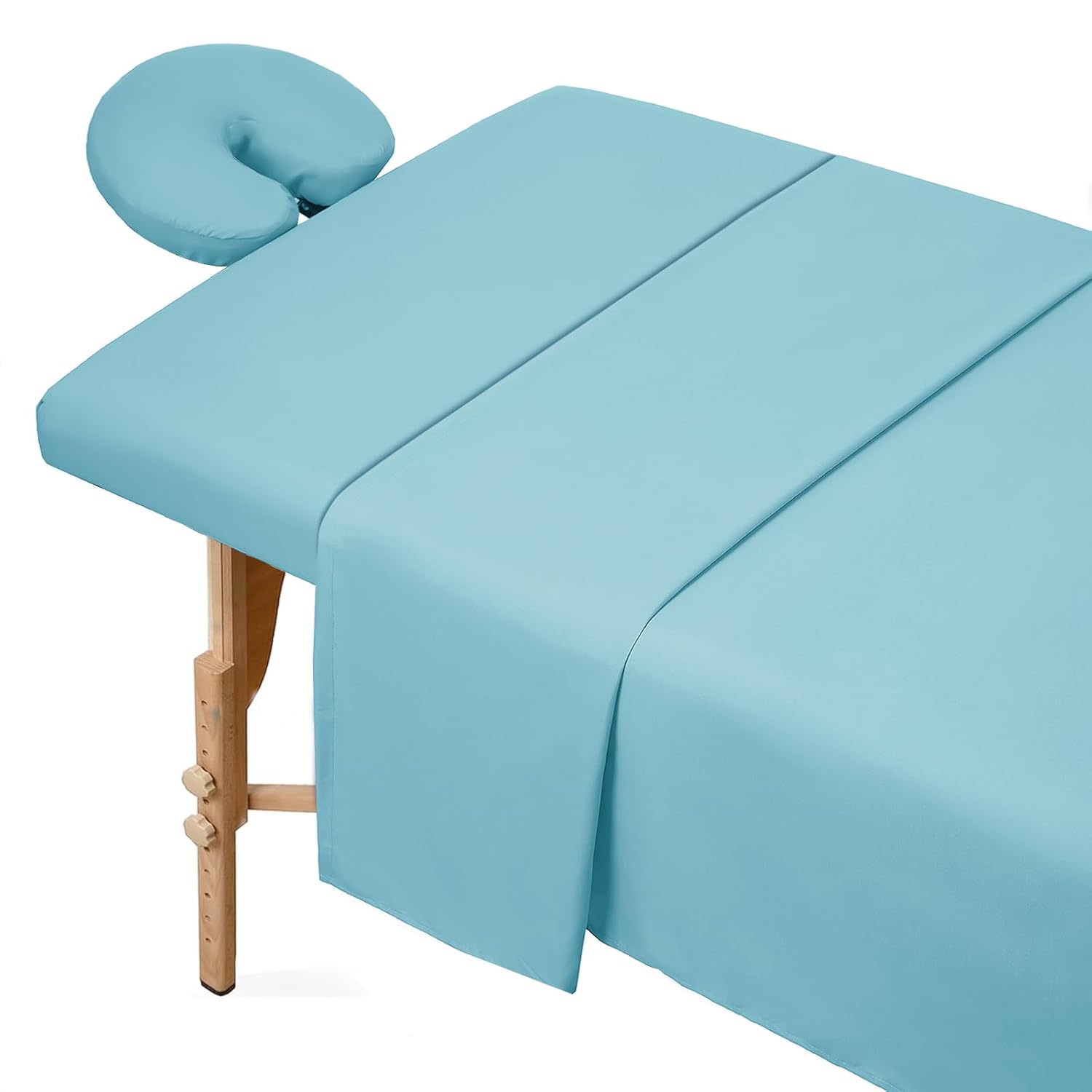 Comfyanno Massage Table Sheets Sets, 3 Piece Brushed Microfiber Massage Table Be...