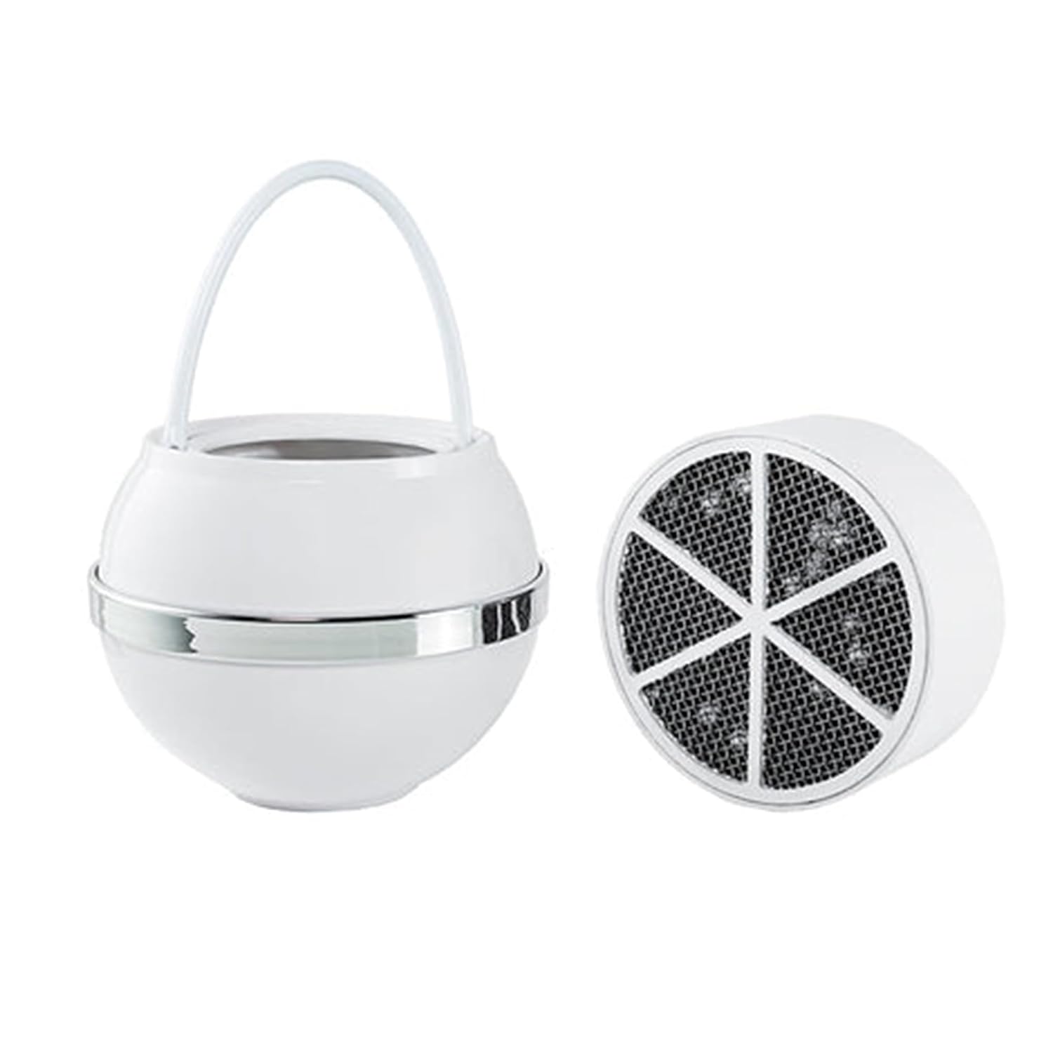 Crystal Quest Bath Ball & Replacement Filter Cartridge Bundle - Water Filter Sys...