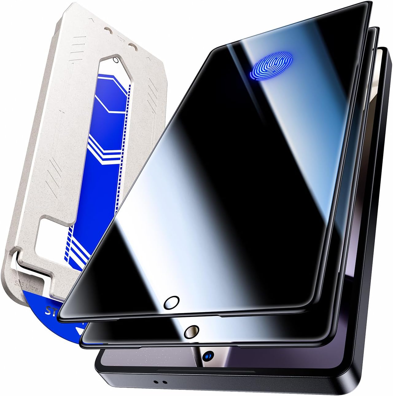 Hoerrye for Samsung Galaxy S25 Ultra Privacy Screen Protector - [100% Fingerprin...
