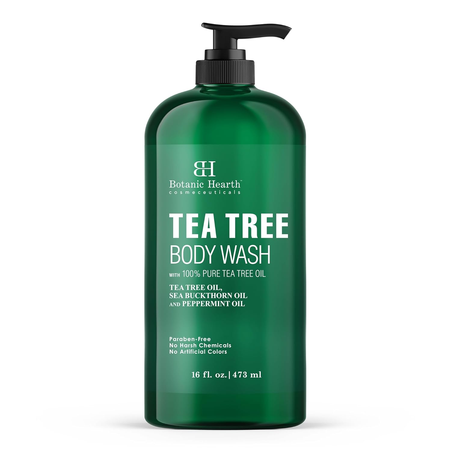 Botanic Hearth Tea Tree Body Wash Helps Nail Conditions Athletes Foot Ringworms...