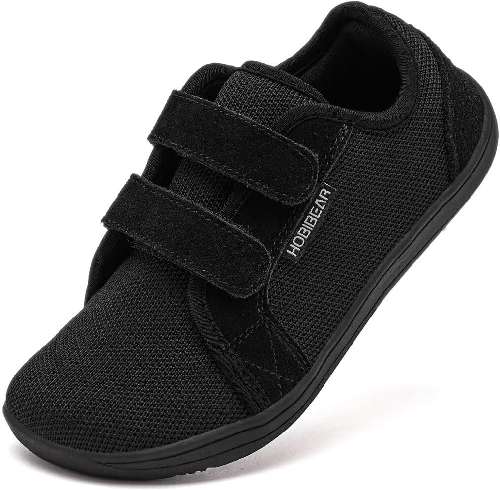 HOBIBEAR Kids Wide Barefoot Shoes for Boys Girls Outdoor Trail Running Minimalis...
